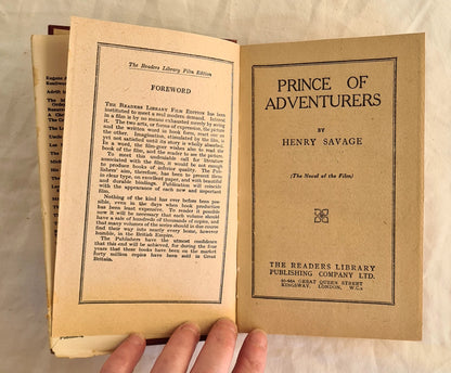 Prince of Adventurers by Henry Savage