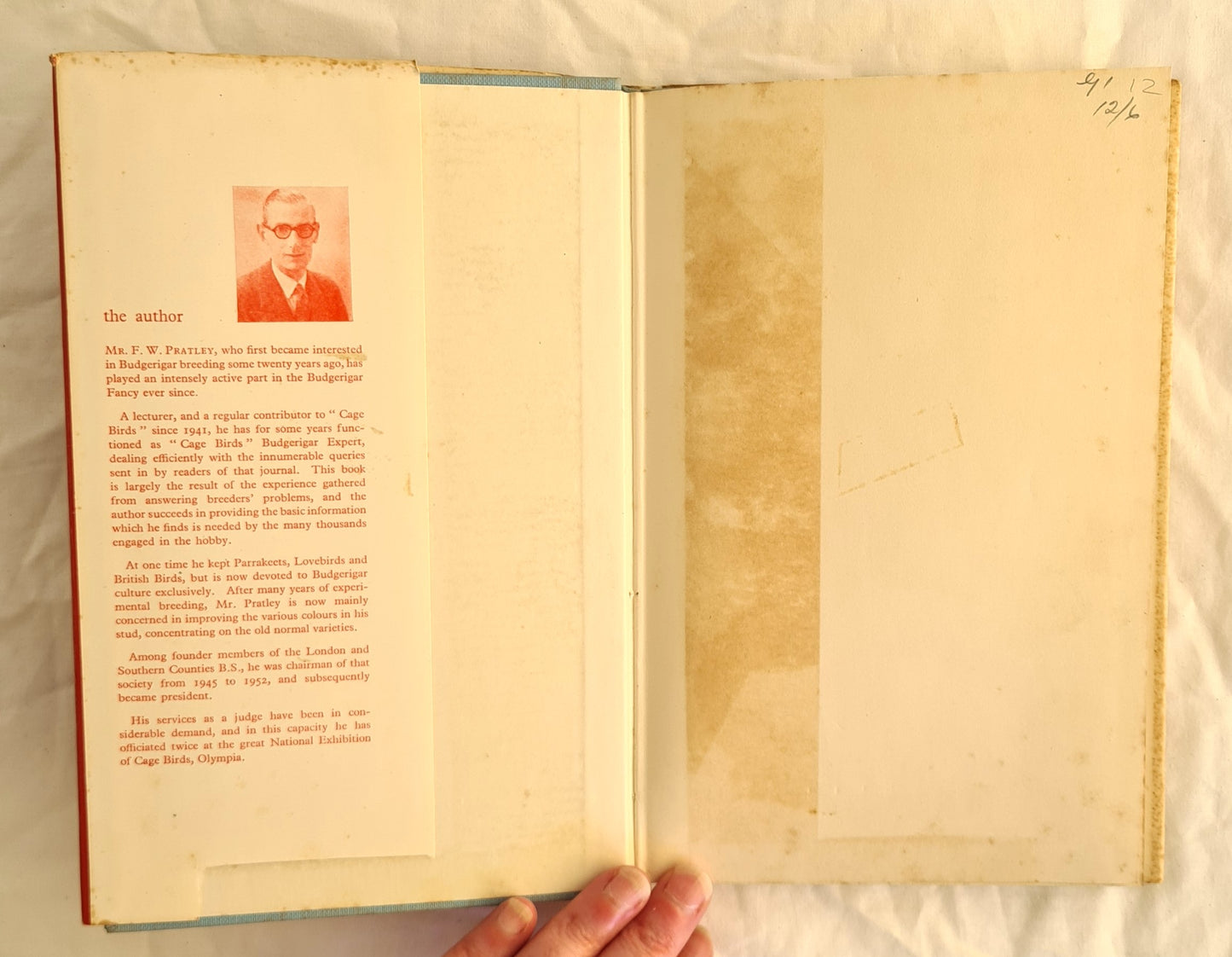 All About Budgerigars by Frank W. Pratley