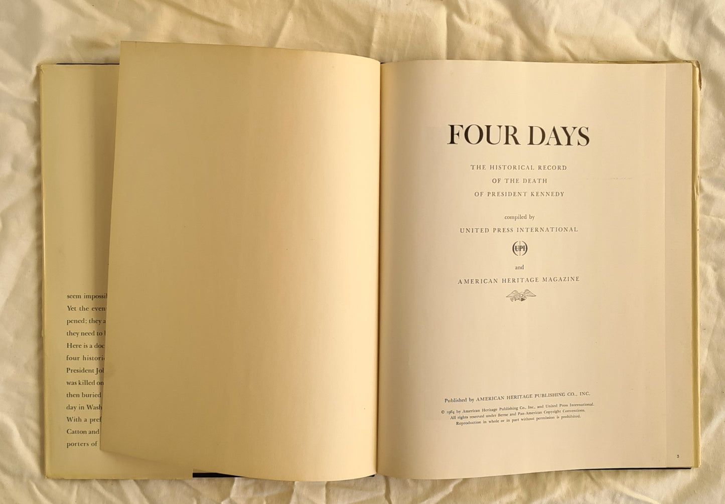 Four Days by United Press International and American Heritage Magazine