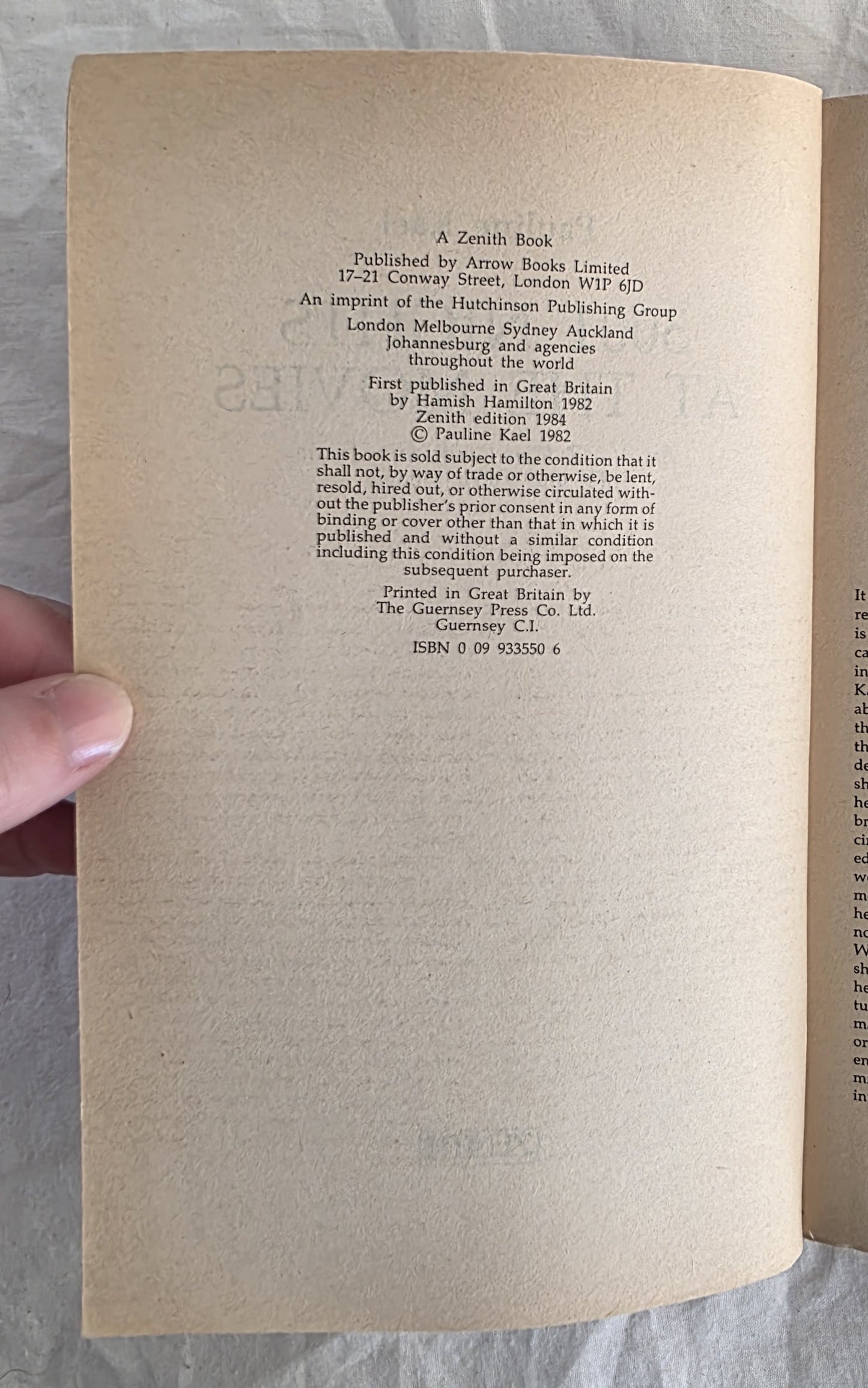 5001 Nights at the Movies by Pauline Kael