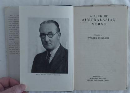 A Book of Australasian Verse by Walter Murdoch