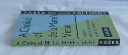A Choice of de la Mare’s Verse by W. H. Auden