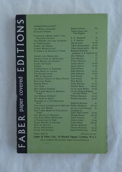 A Choice of de la Mare’s Verse by W. H. Auden