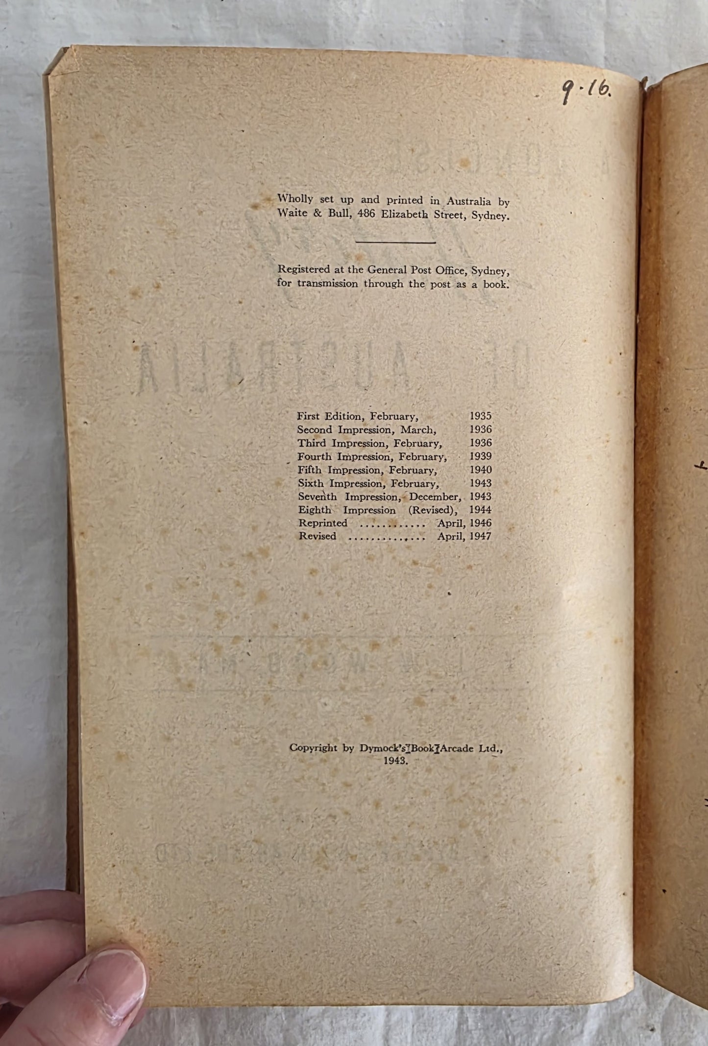 A Concise History of Australia by F. L. W. Wood