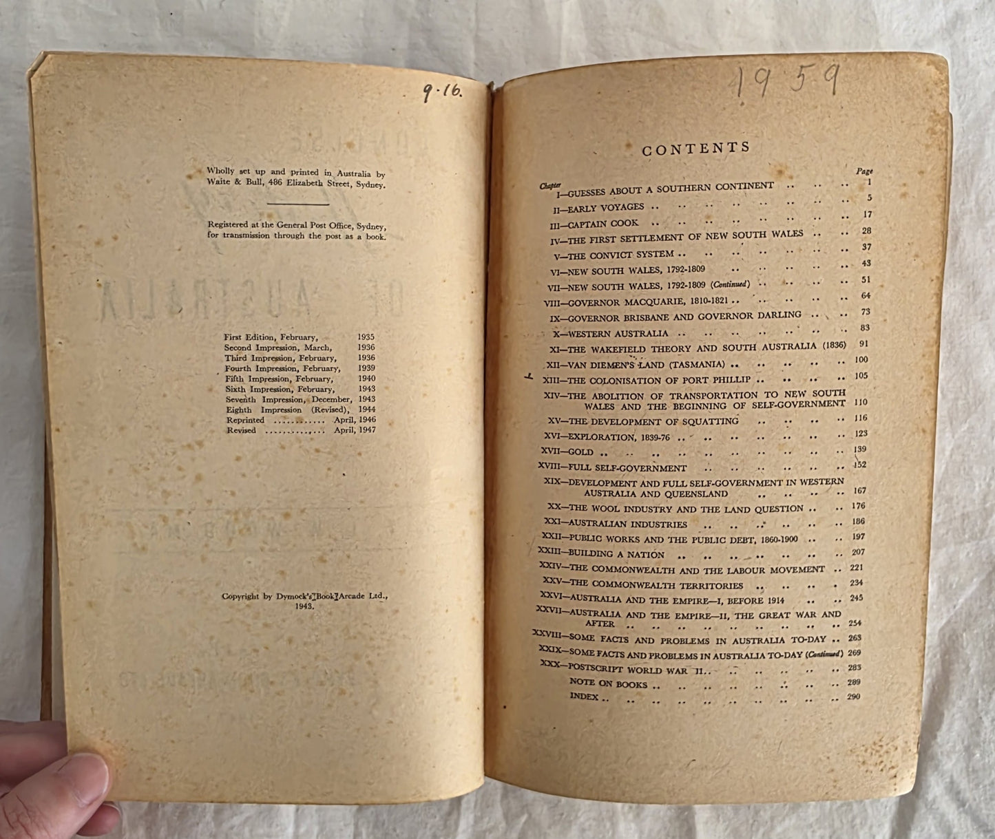 A Concise History of Australia by F. L. W. Wood