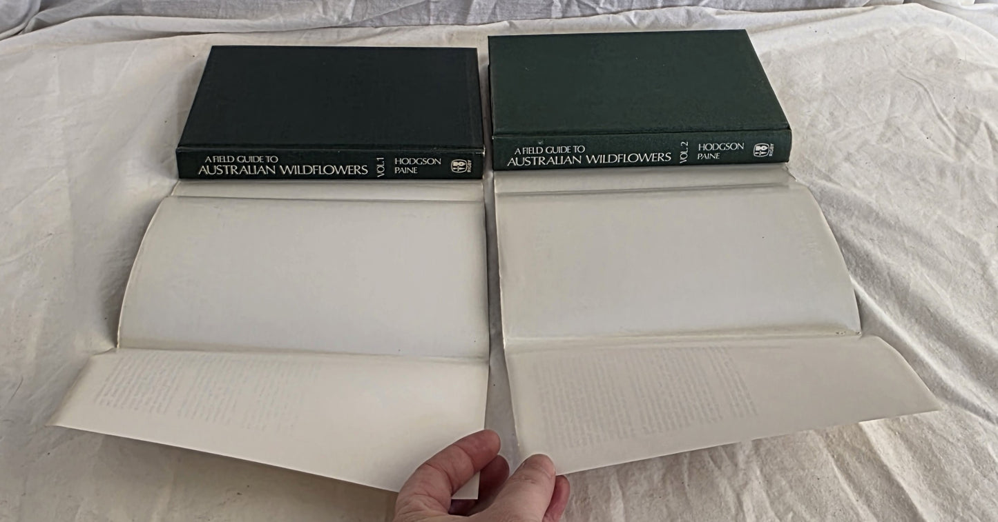 A Field Guide to Australian Wildflowers  Volumes 1 & 2 by Roland Paine and Margaret Hodgson