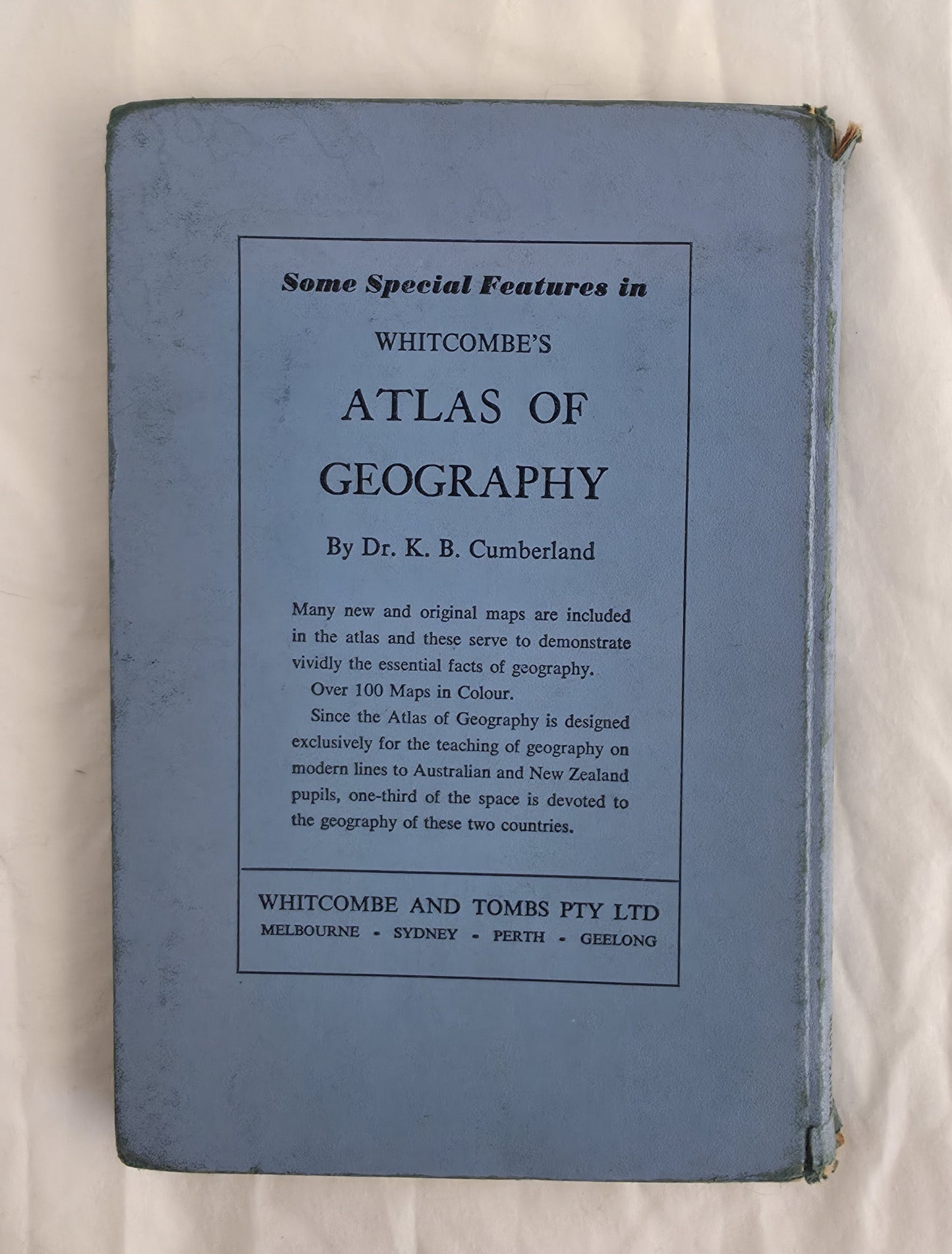 A Geography of South Australia and the Northern Territory by Charles Fenner