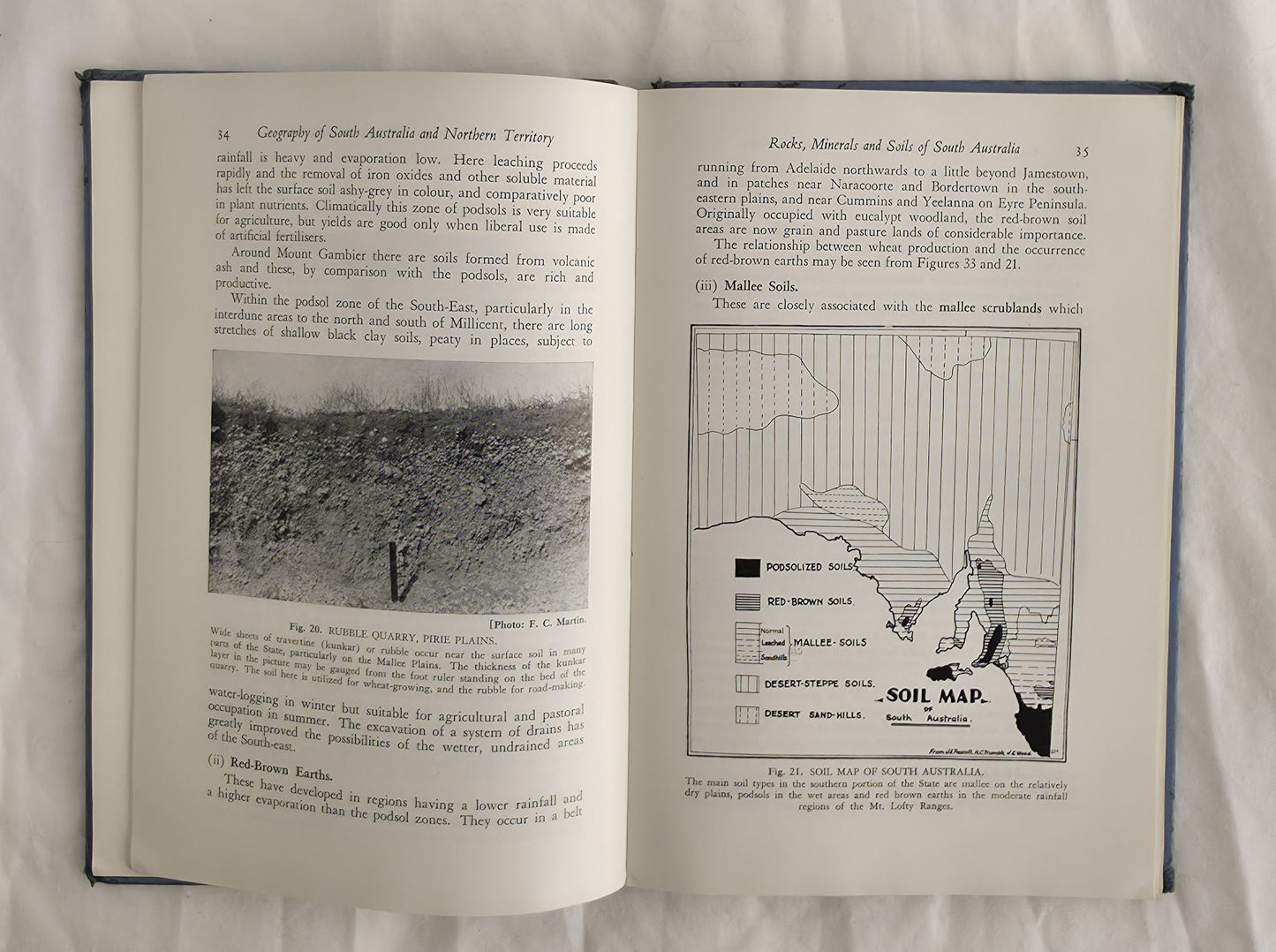 A Geography of South Australia and the Northern Territory by Charles Fenner