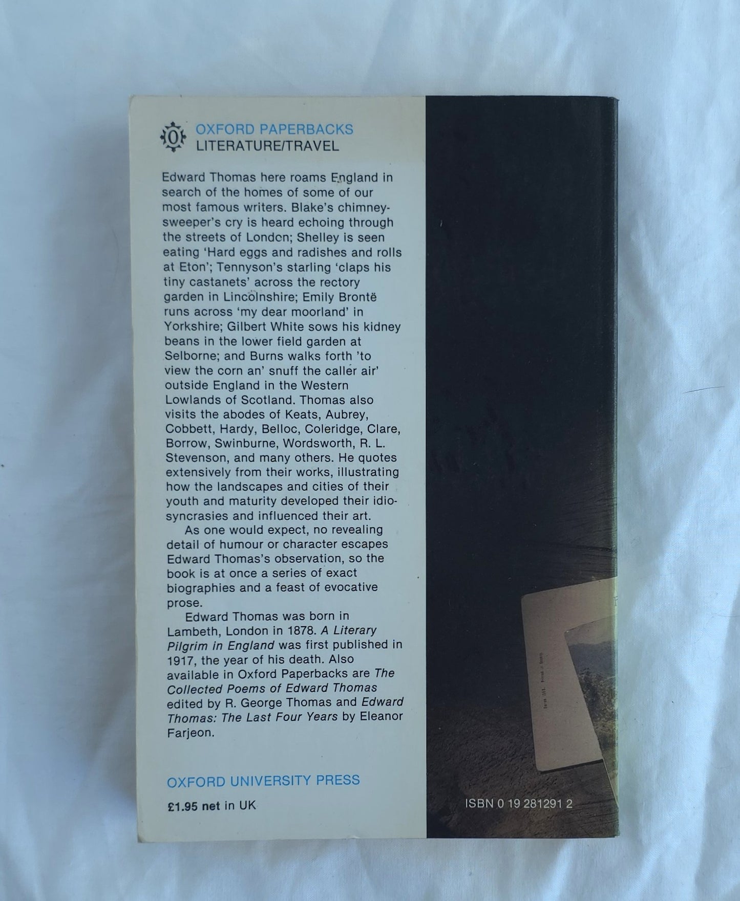 A Literary Pilgrim in England by Edward Thomas