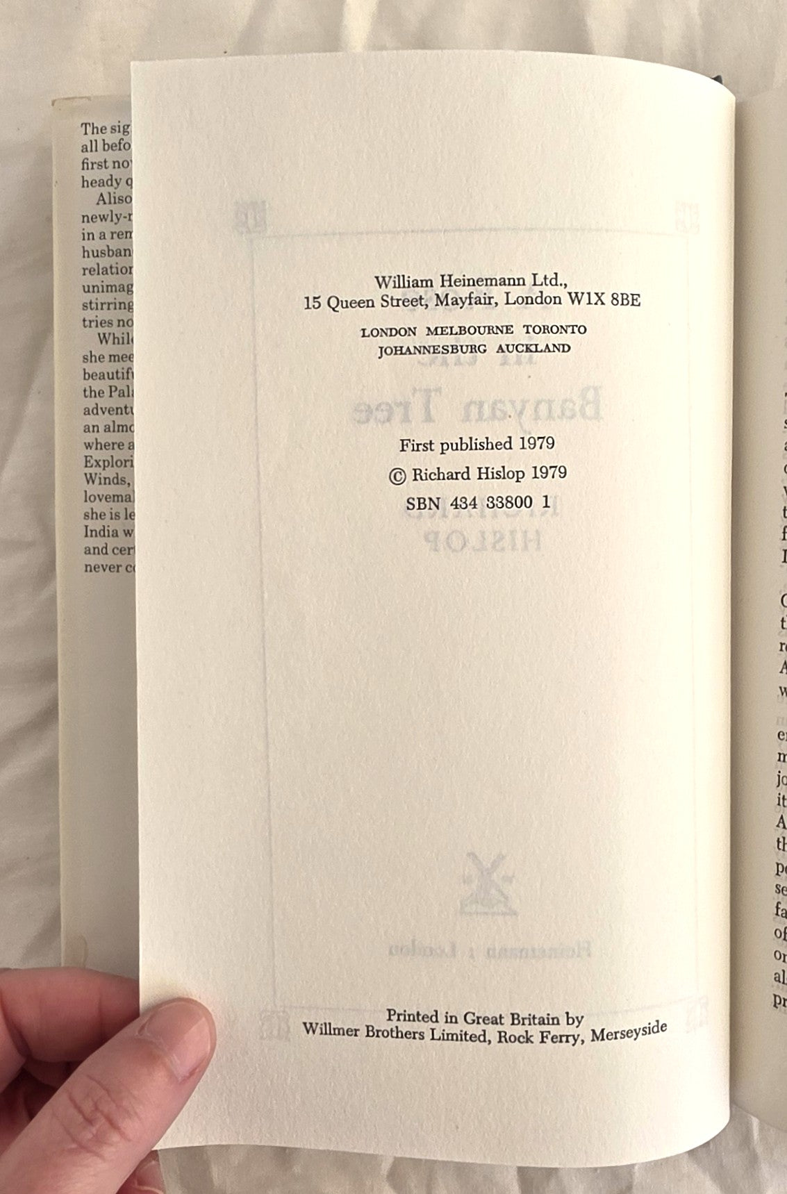 A Rose in the Banyan Tree by Richard Hislop