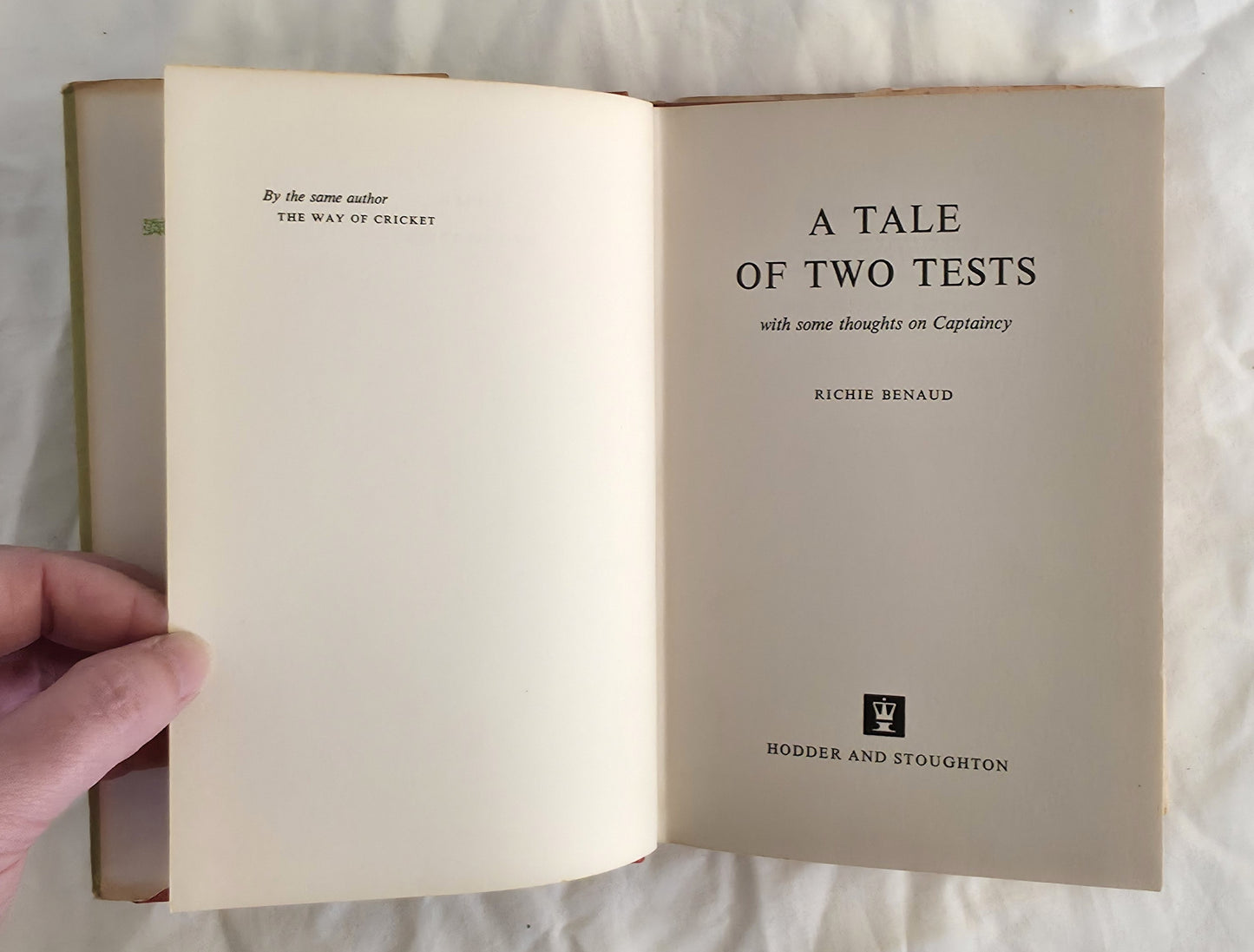 A Tale of Two Tests by Richie Benaud