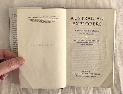 Australian Explorers by Kathleen Fitzpatrick