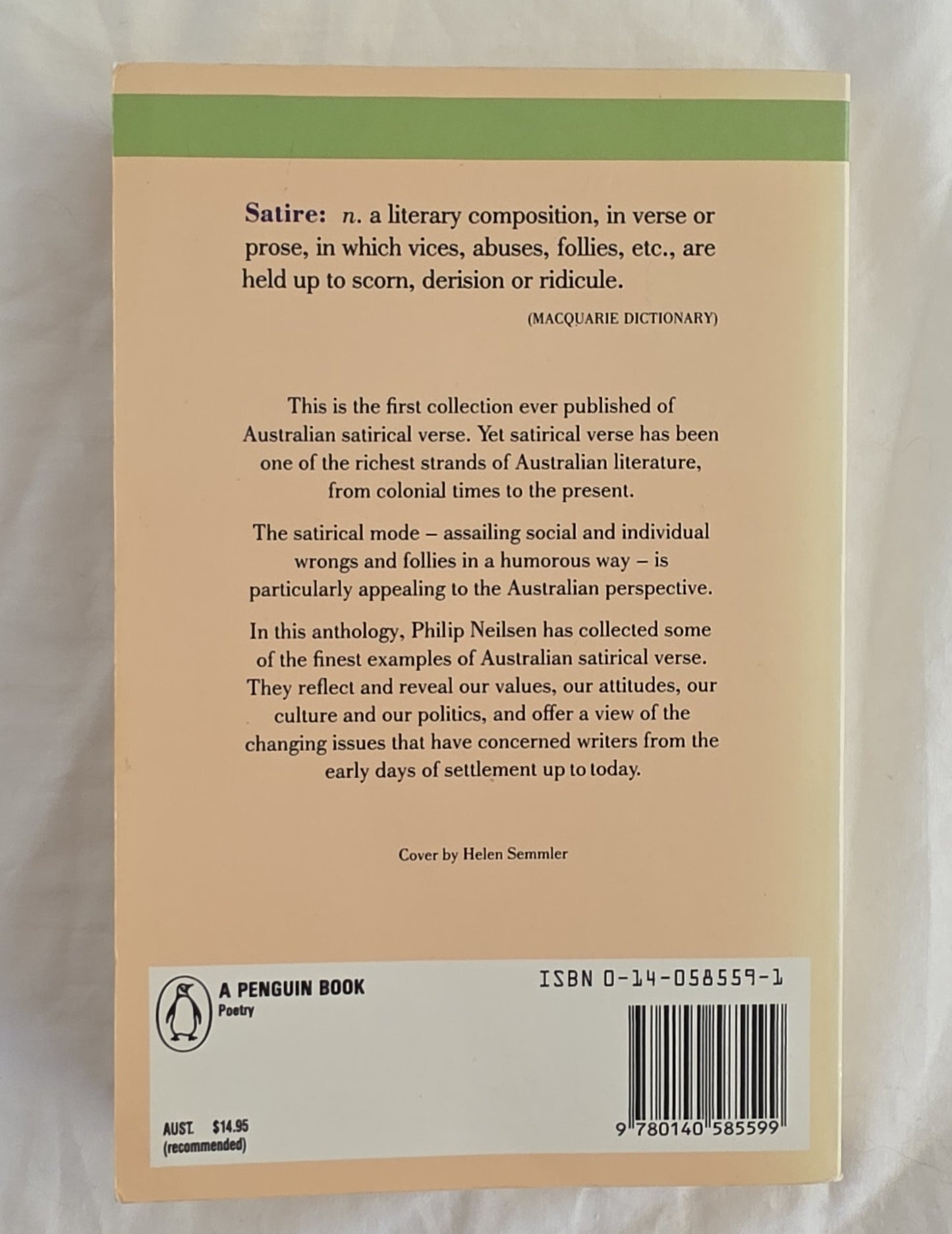 The Penguin Book of Australian Satirical Verse by Philip Neilsen