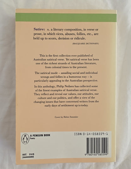 The Penguin Book of Australian Satirical Verse by Philip Neilsen
