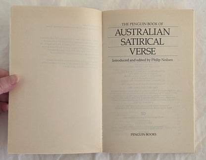 The Penguin Book of Australian Satirical Verse by Philip Neilsen