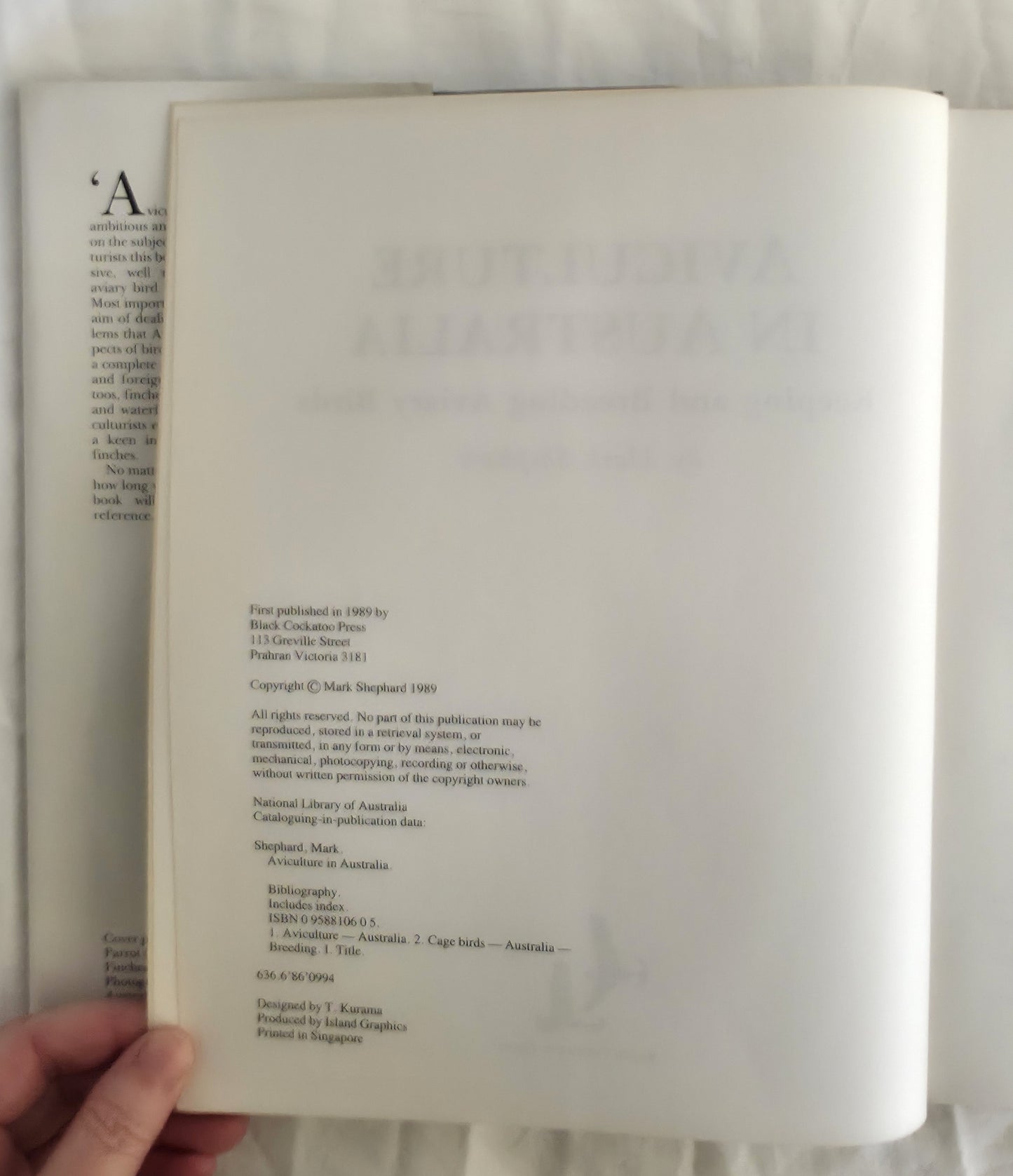 Aviculture in Australia by Mark Shephard