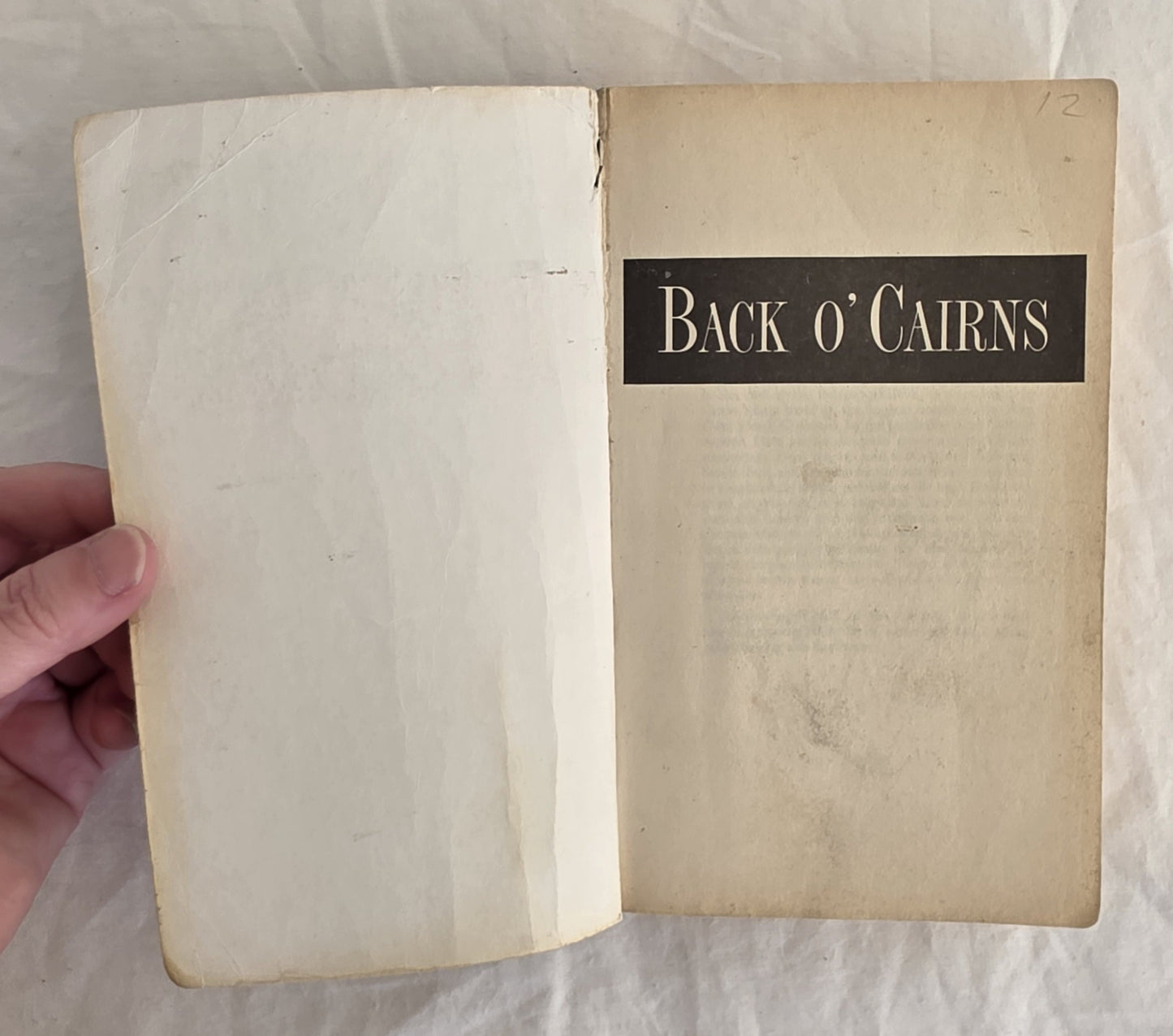 Back O’ Cairns by Ion L. Idriess