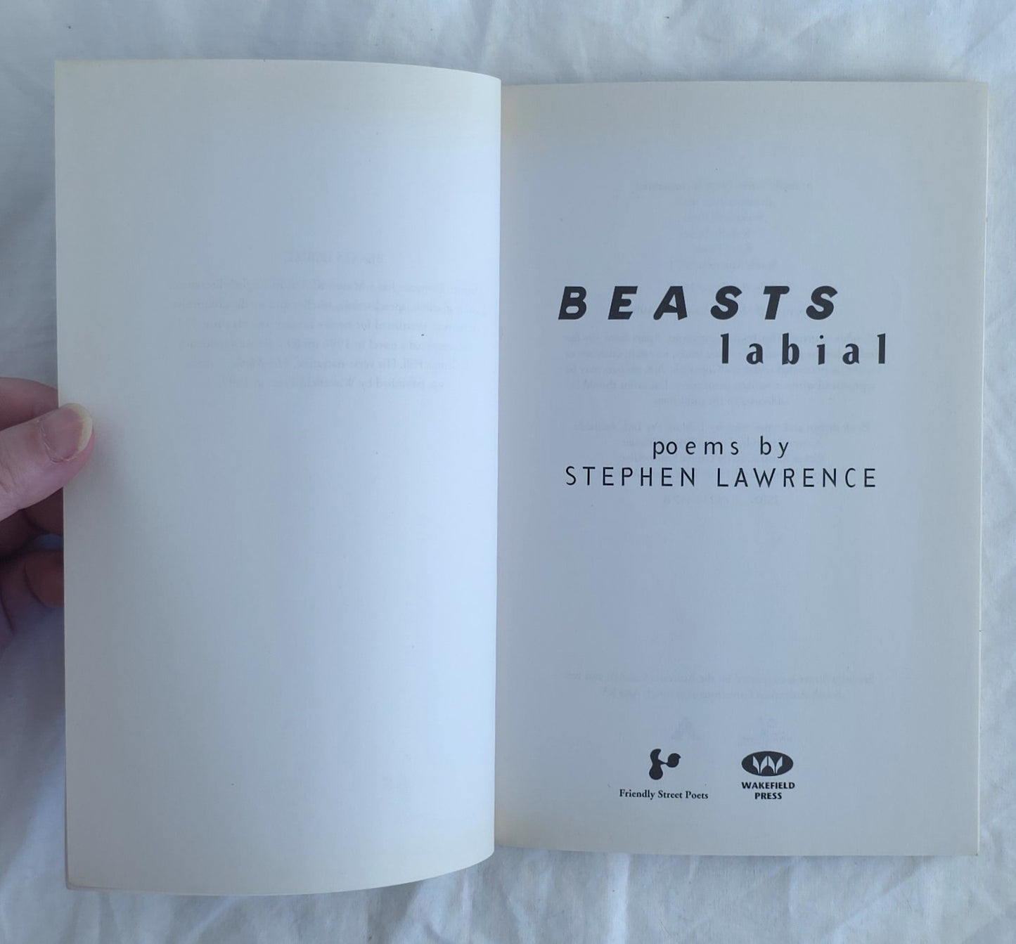 Beasts Labial by Stephen Lawrence