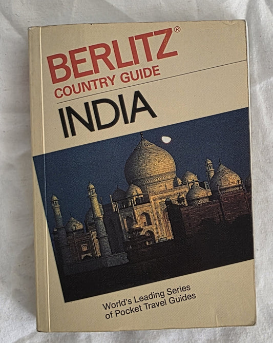 Berlitz Country Guide for India on a white background