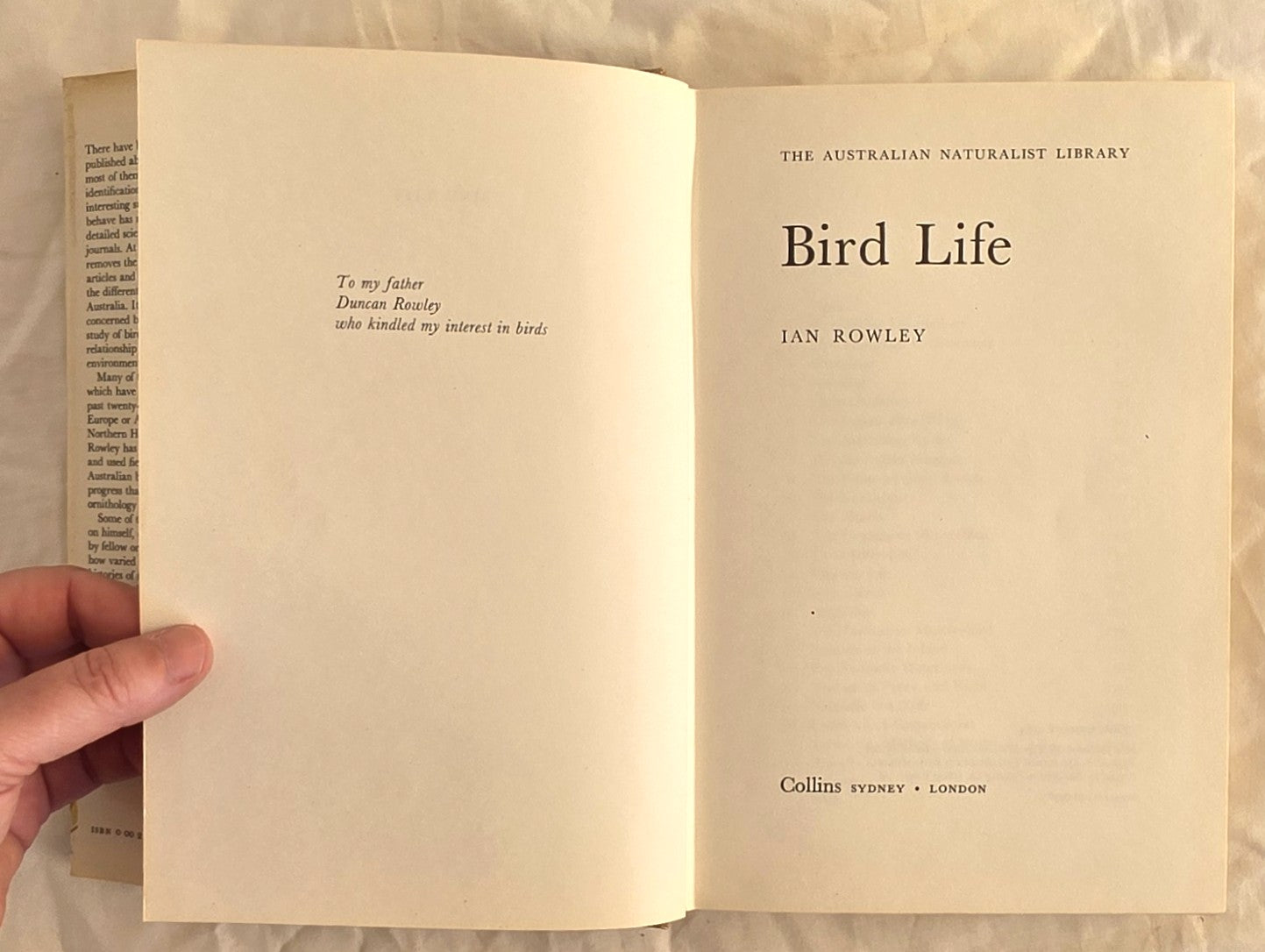 Bird Life by Ian Rowley (Collins)