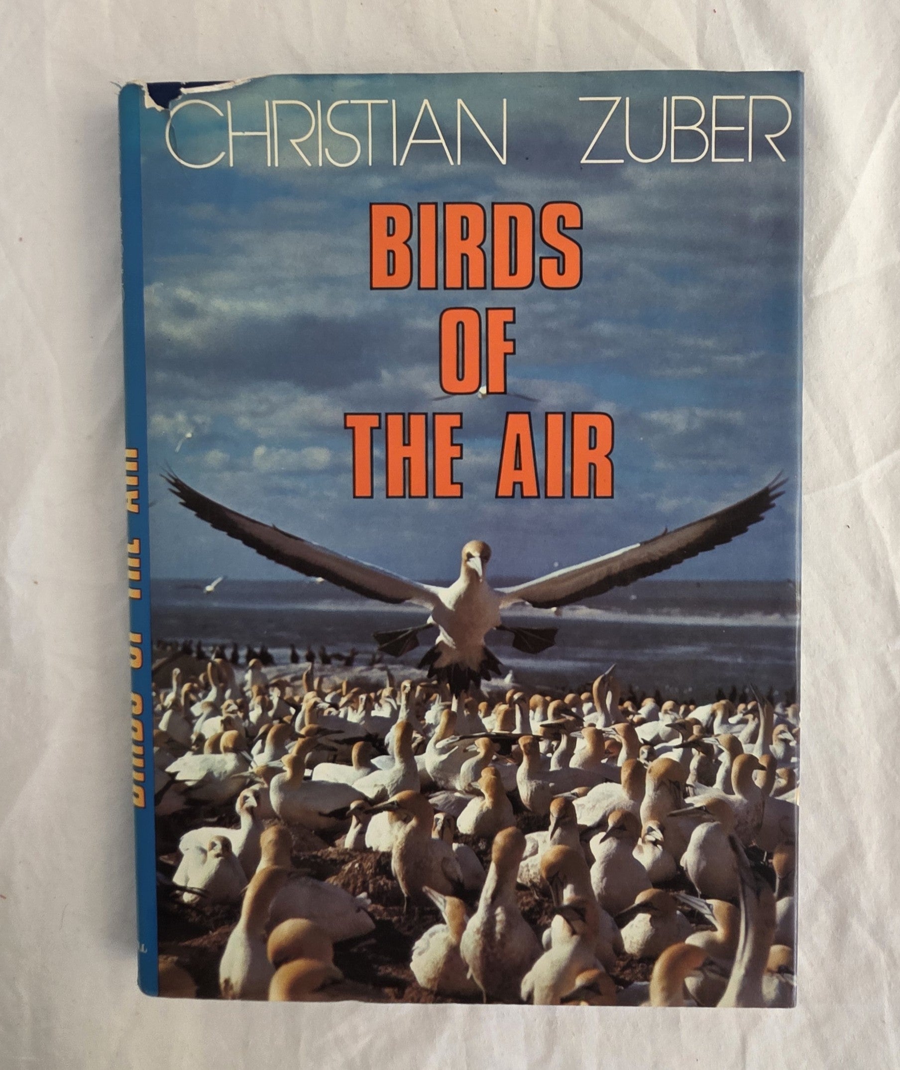 Book cover of 'Birds of the Air' by Christian Zuber with a large bird on a background of smaller birds.