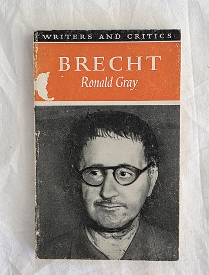 Book cover of 'Brecht' by Ronald Gray on a textured white background
