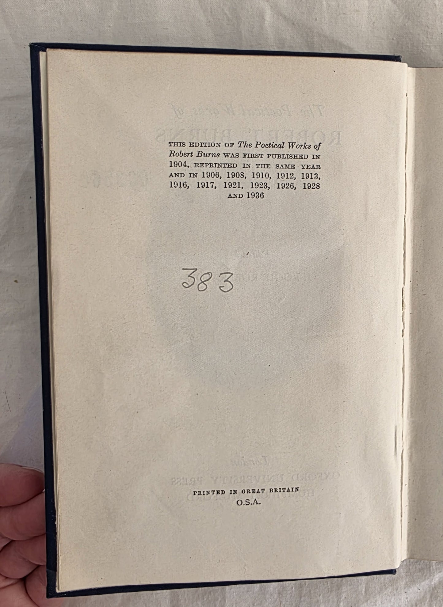 The Poetical Works of Robert Burns by J. Logie Robertson