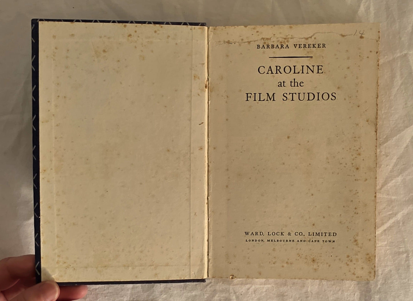 Caroline at the Film Studios by Barbara Vereker