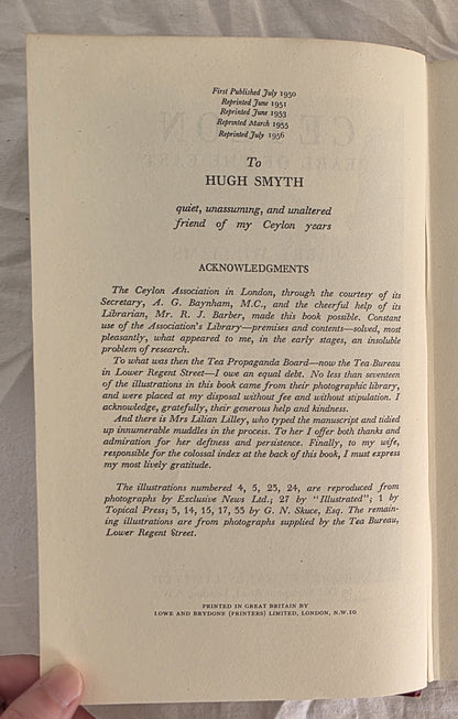 Ceylon Pearl of the East by Harry Williams