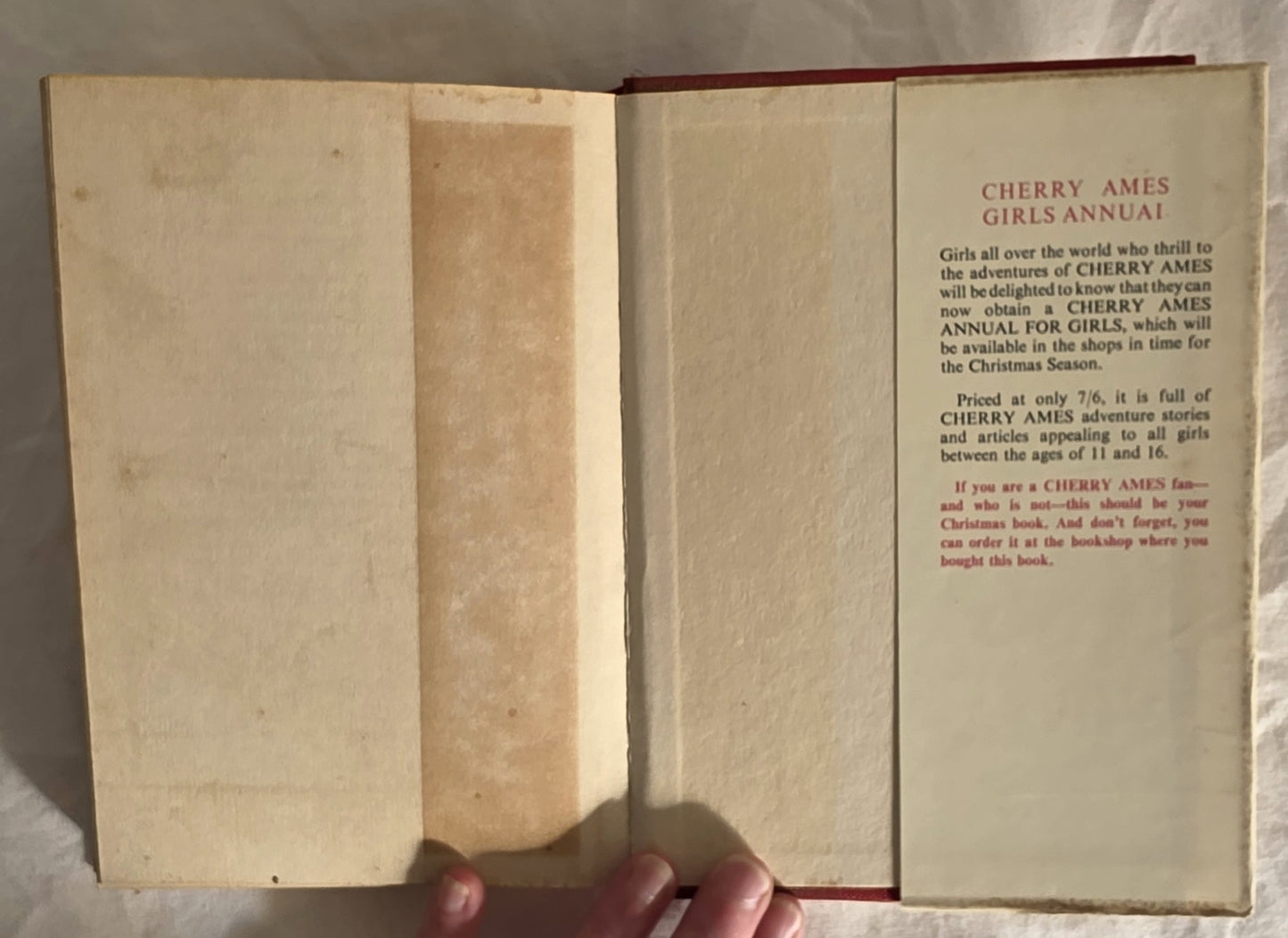 Cherry Ames Private Duty Nurse by Helen Wells