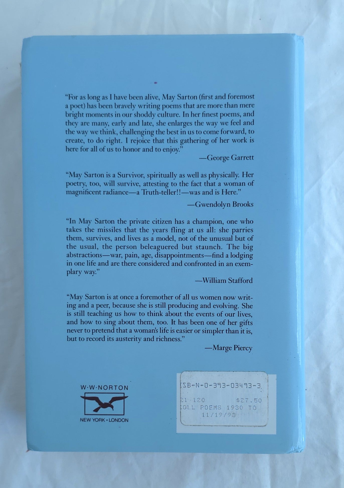 Collected Poems (1930-1993) by May Sarton