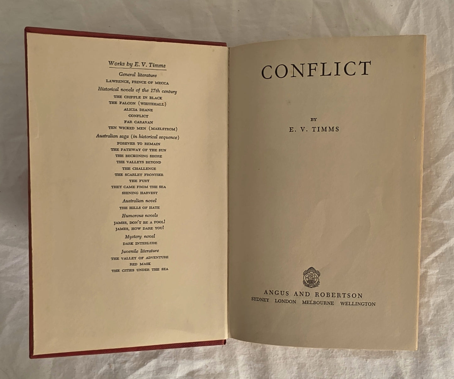 Conflict by E. V. Timms (1957)