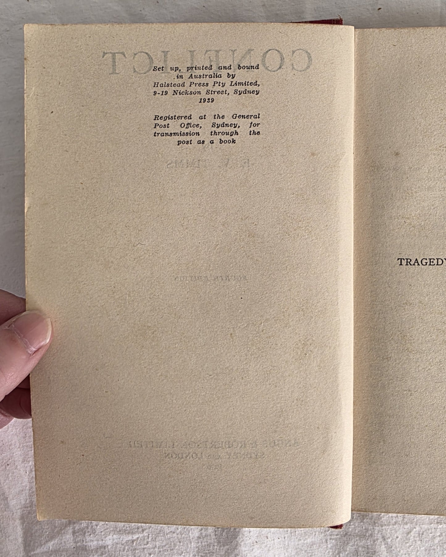 Conflict by E. V. Timms