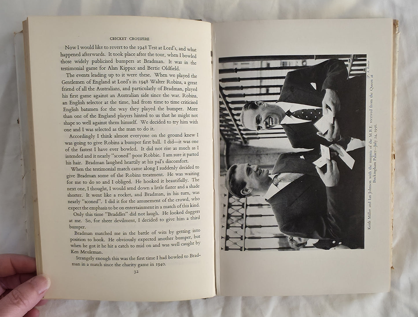 Cricket Crossfire by Keith Miller