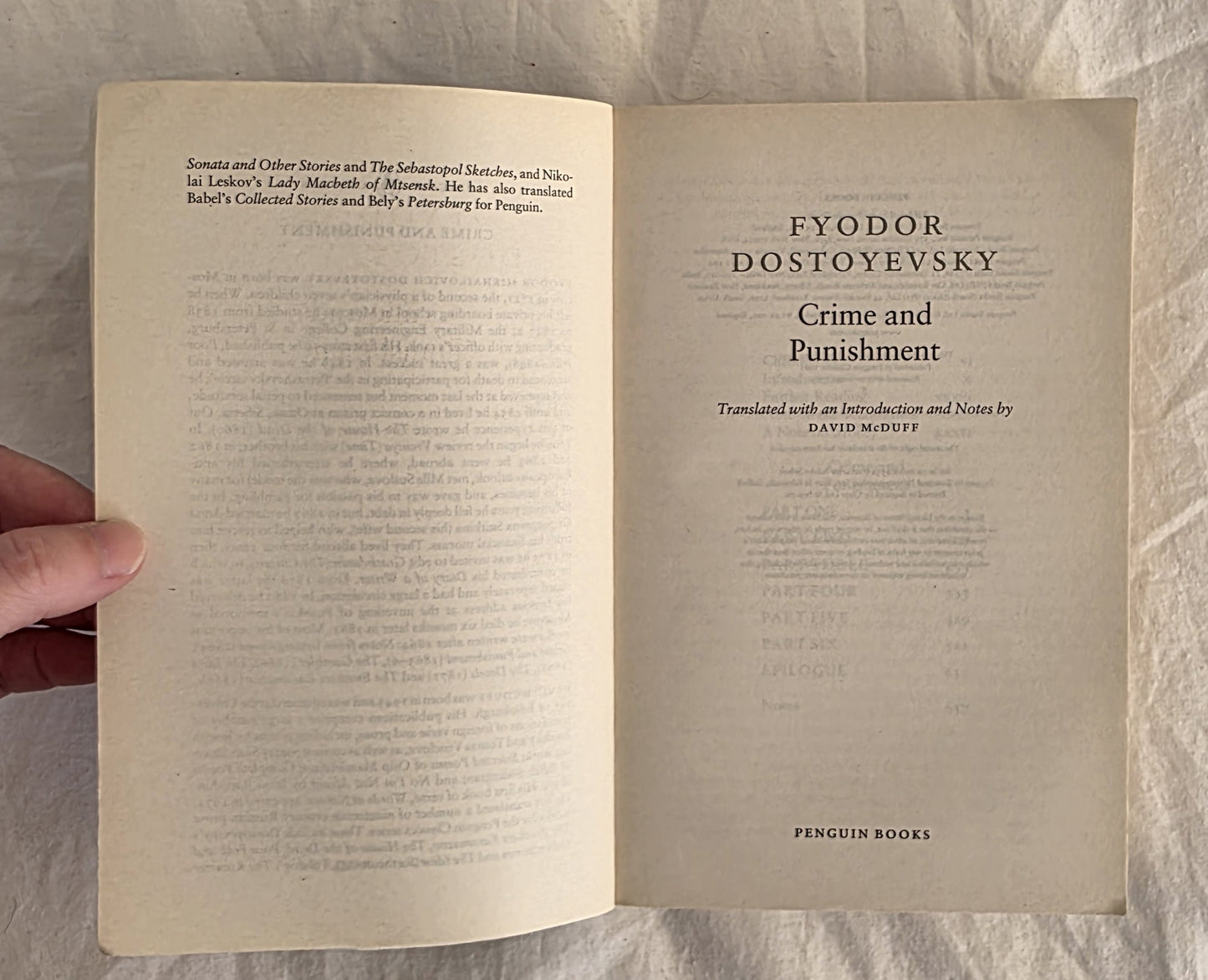 Crime and Punishment by Fyodor Dostoyevsky
