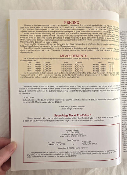 Collector’s Encyclopedia of Depression Glass by Gene Florence