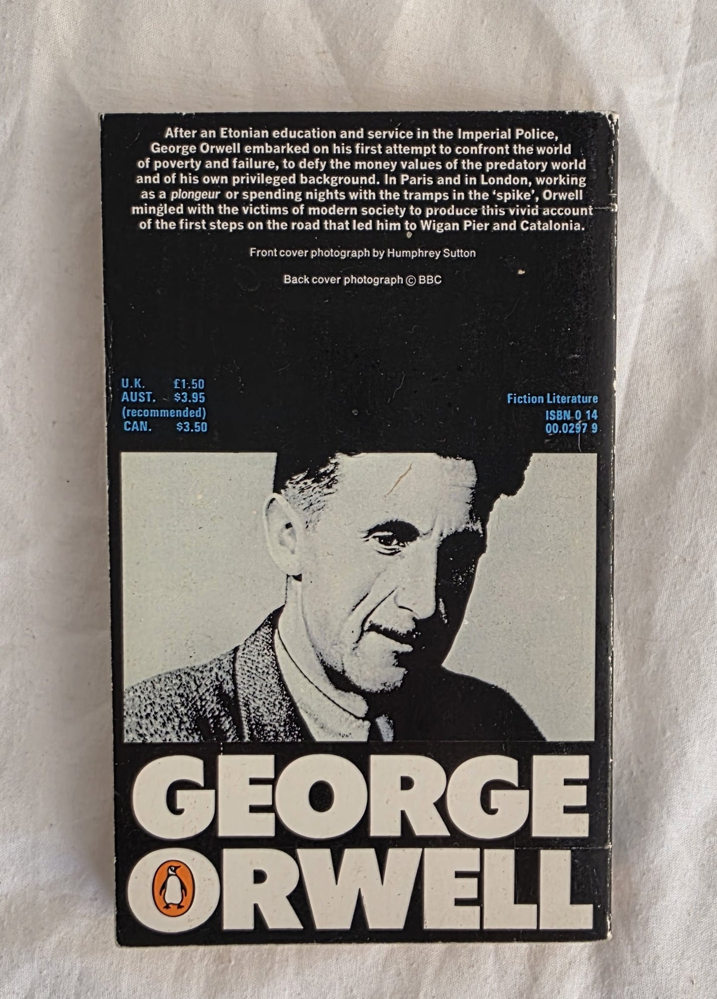 Down and Out in Paris and London by George Orwell (Penguin)