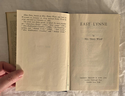 East Lynne by Mrs. Henry Wood