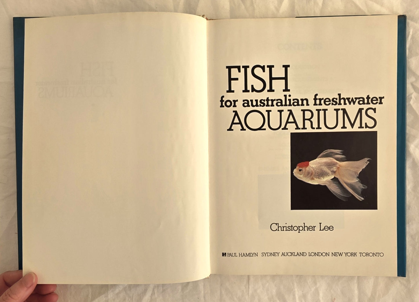 Fish for Australian Freshwater Aquariums by Christopher Lee