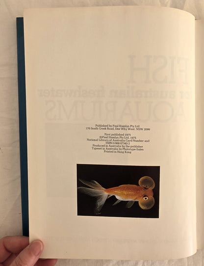 Fish for Australian Freshwater Aquariums by Christopher Lee