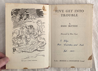 Five Get Into Trouble by Enid Blyton