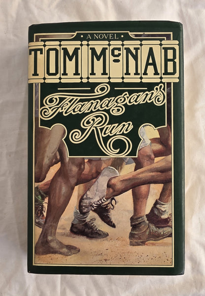 Book cover of 'Flanagan's Run' by Tom McNab on a textured white background