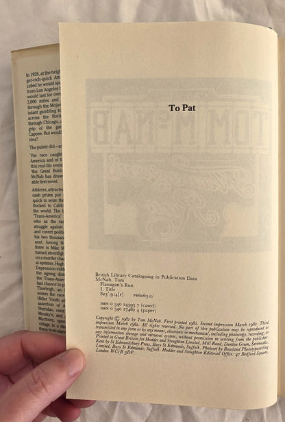 Flanagan’s Run by Tom McNab