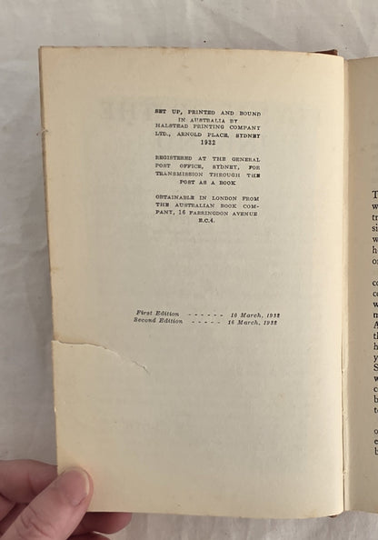 Flynn of the Inland by Ion L. Idriess (1932)