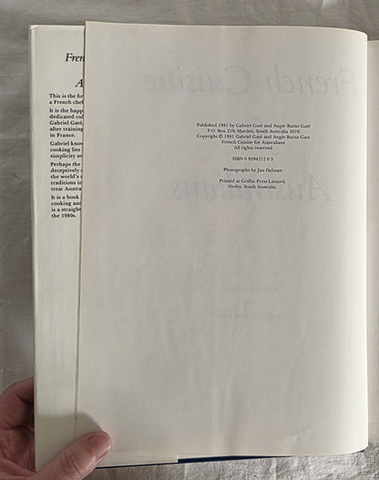 French Cuisine for Australians by Gabriel Gate and Angie Burns Gate