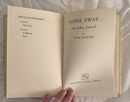 Gone Away by Dom Moraes