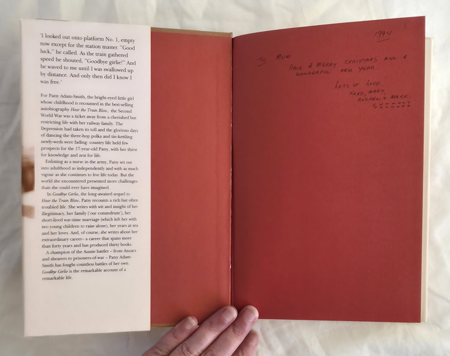 Goodbye Girlie by Patsy Adam-Smith