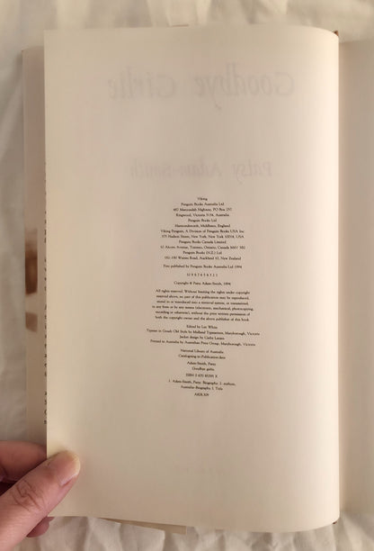 Goodbye Girlie by Patsy Adam-Smith