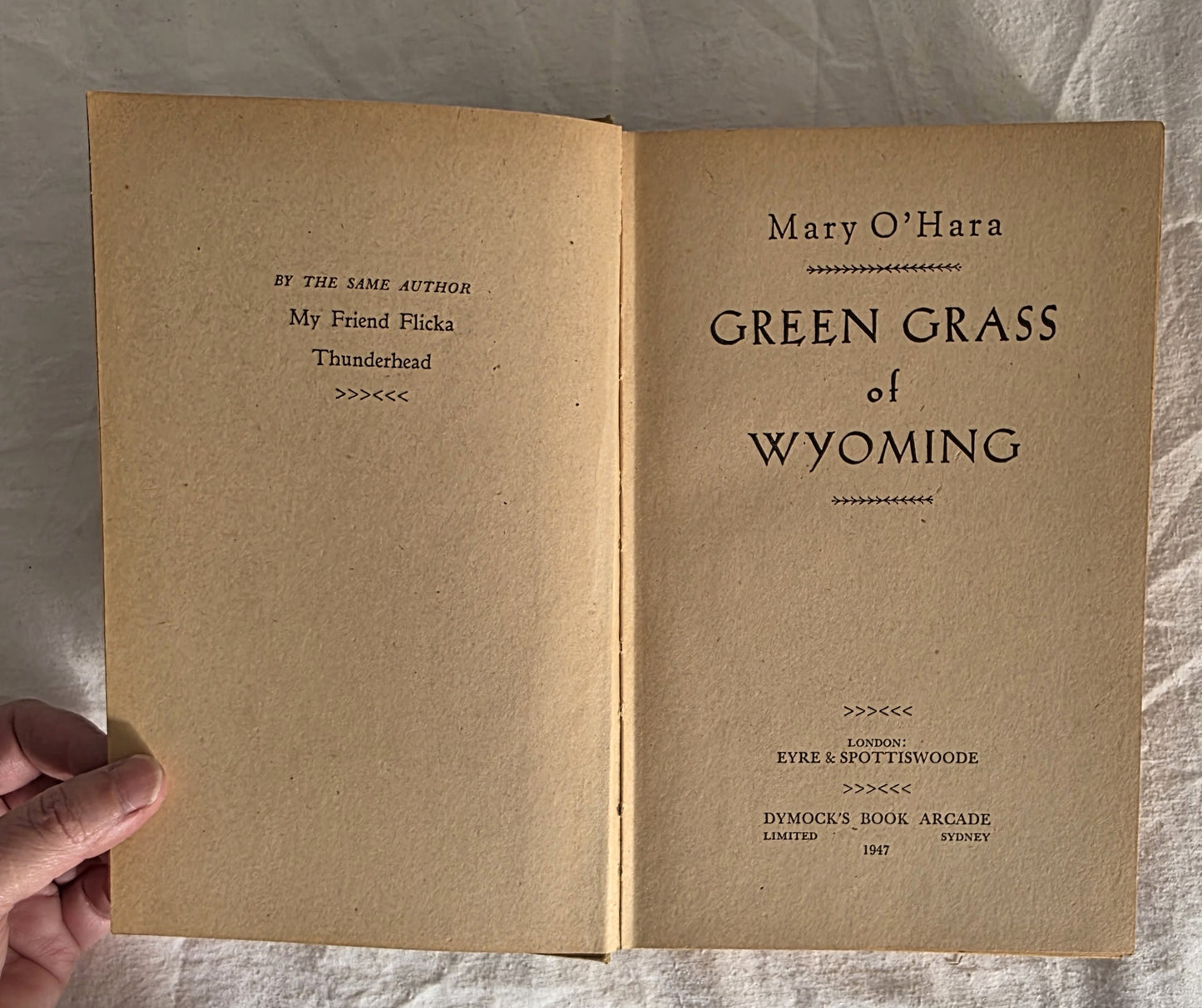 Green Grass of Wyoming by Mary O’Hara