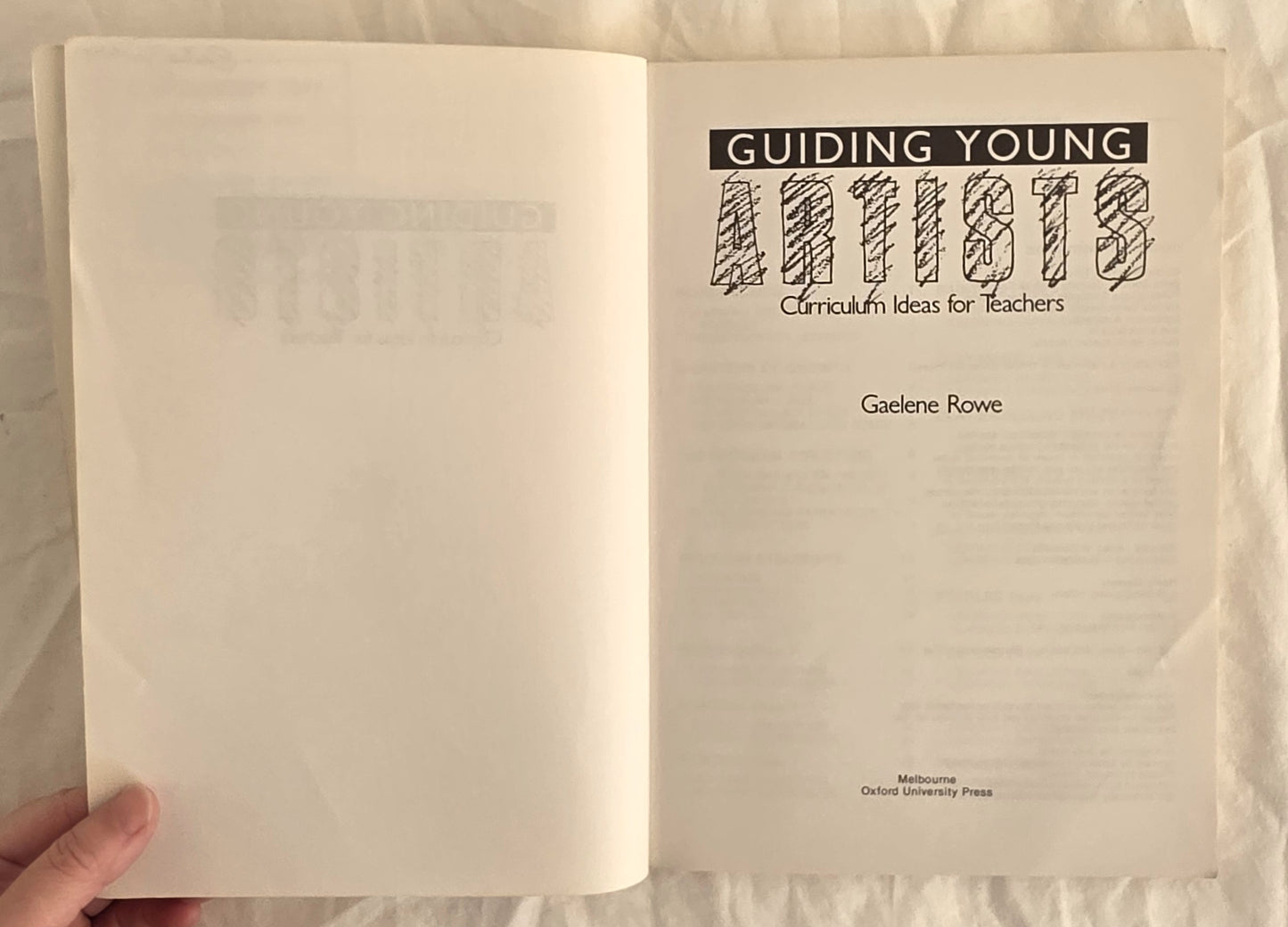 Guiding Young Artists by Gaelene Rowe